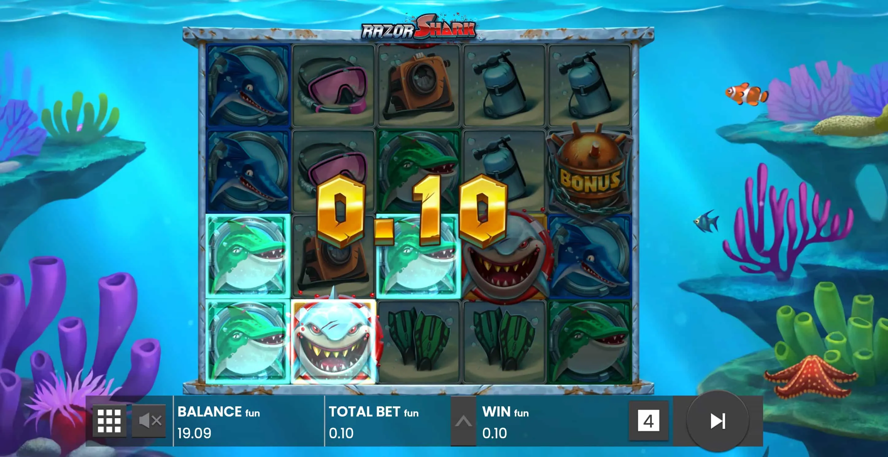 Razor Shark spielen: Bedienung, Ablauf und Einsatzoptionen